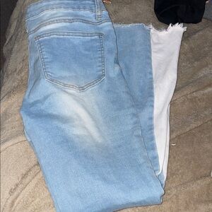 Forever 21 Light Blue Flare Jeans